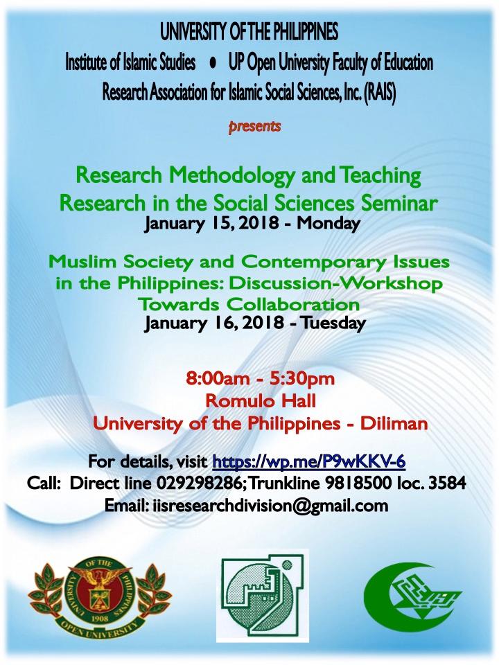 thumbnail – Institute of Islamic Studies, University of the Philippines ...